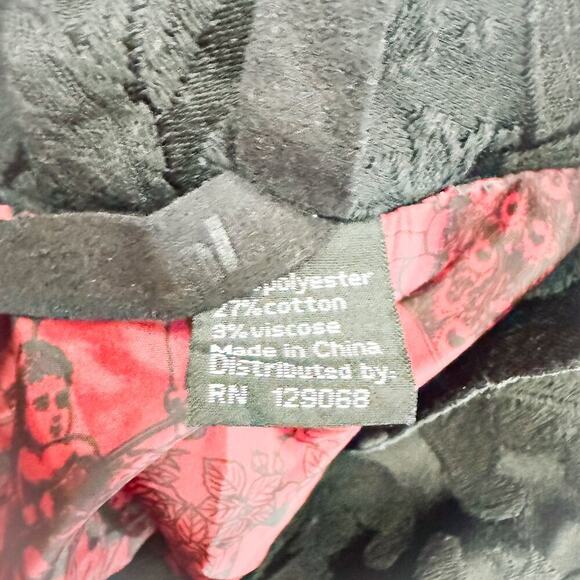 Desigual Black 2-Button Blazer Embroidered Detail Unique Stitch Size 8 / EUR38 - Picture 3 of 11